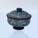 cukiernica-ceramiczna-kropkowana